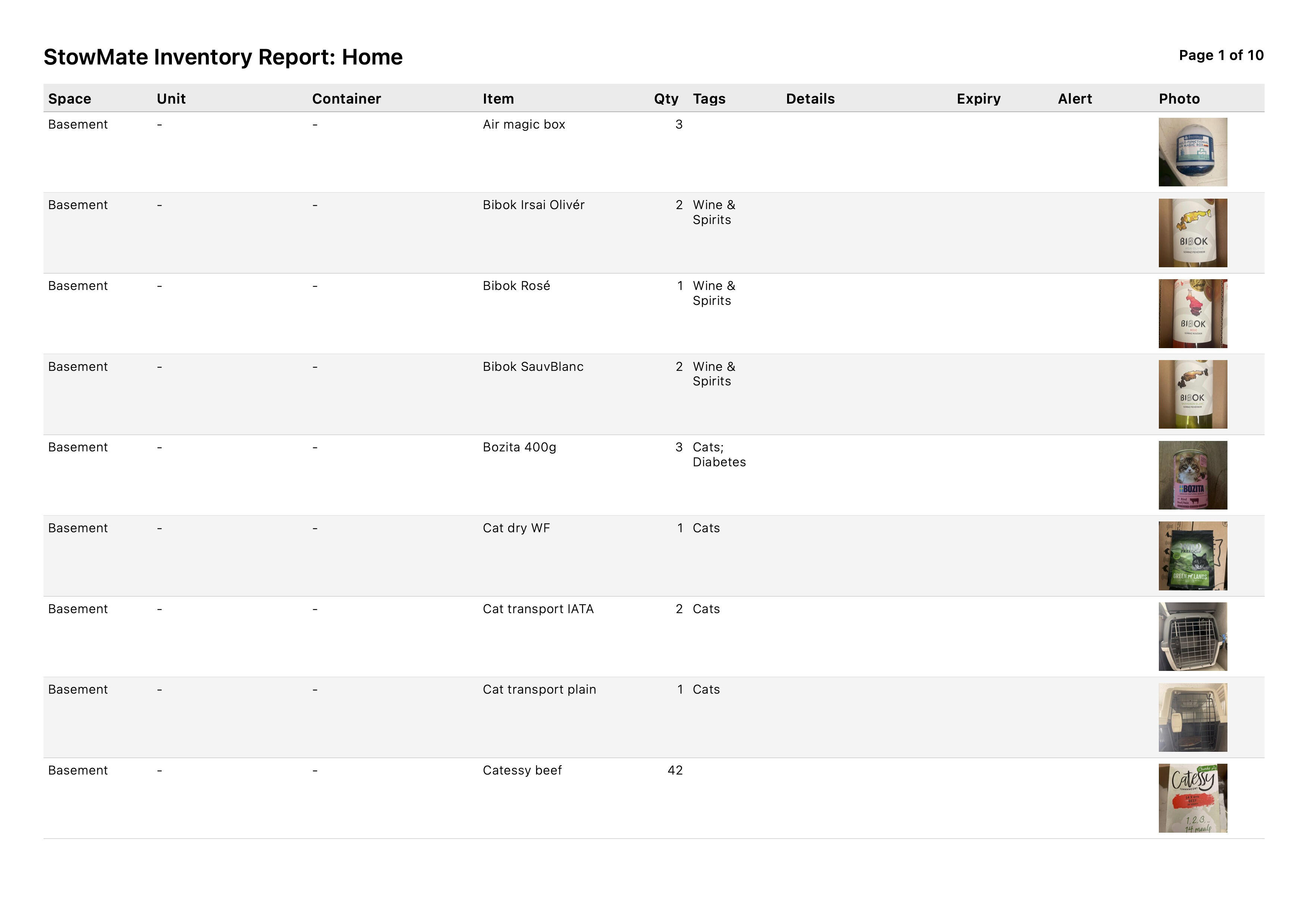 Home Inventory